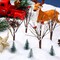 8 Pieces Christmas Village Trees Set Christmas Village Accessories Decor Bare Branch Miniature Snow Frost Trees Home Table Top Decoration